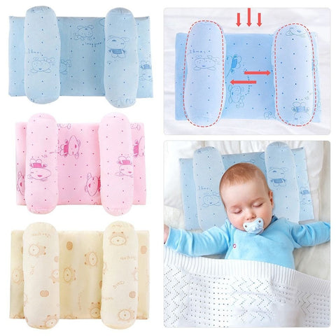 Adjustable Baby Head Shaping Pillow for Newborns
