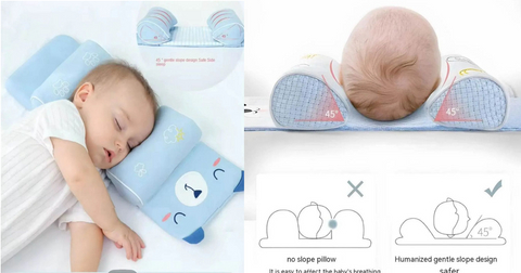 Adjustable Baby Head Shaping Pillow for Newborns